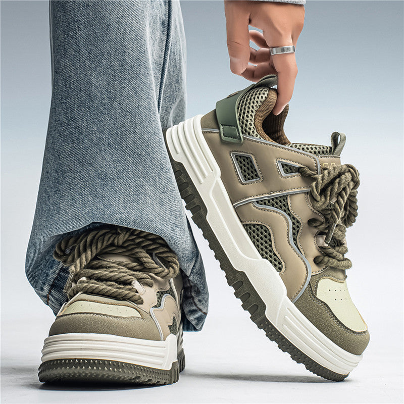Men's Platform Skate Sneakers - Style 1DE7 front product view