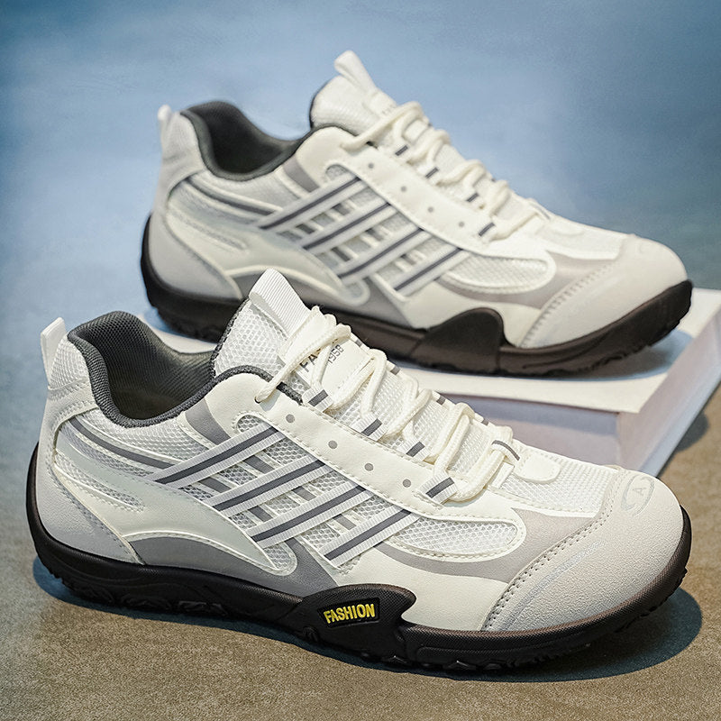 Men's Mesh German Army Style Retro Casual Sneakers - Style C773 front product view