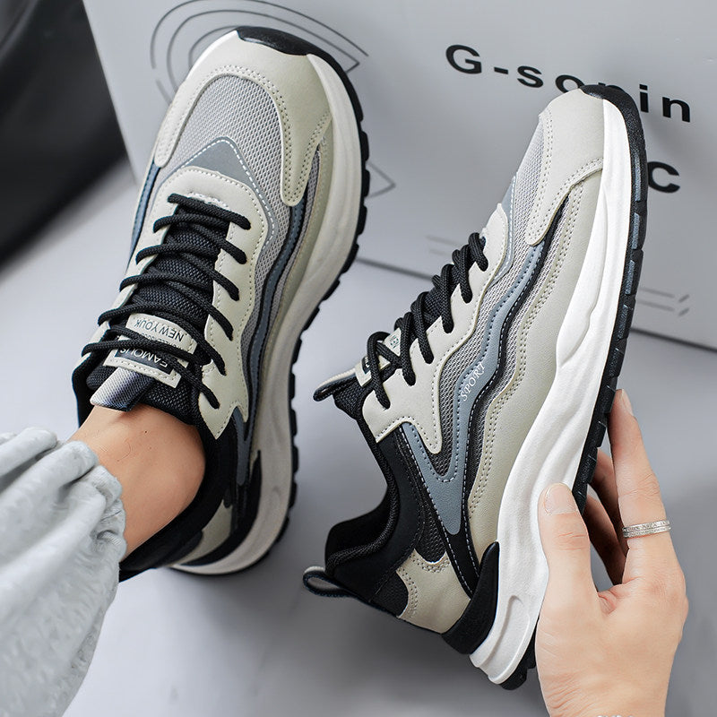 Men's Mesh Platform Running Sneakers - Style D7DB product view 2